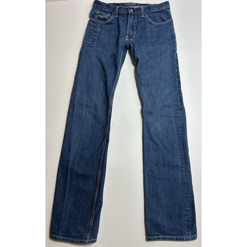 Kimes Ranch Men's Thomas Jeans 30x34 Western Cowboy Work Wear Denim Blue EUC